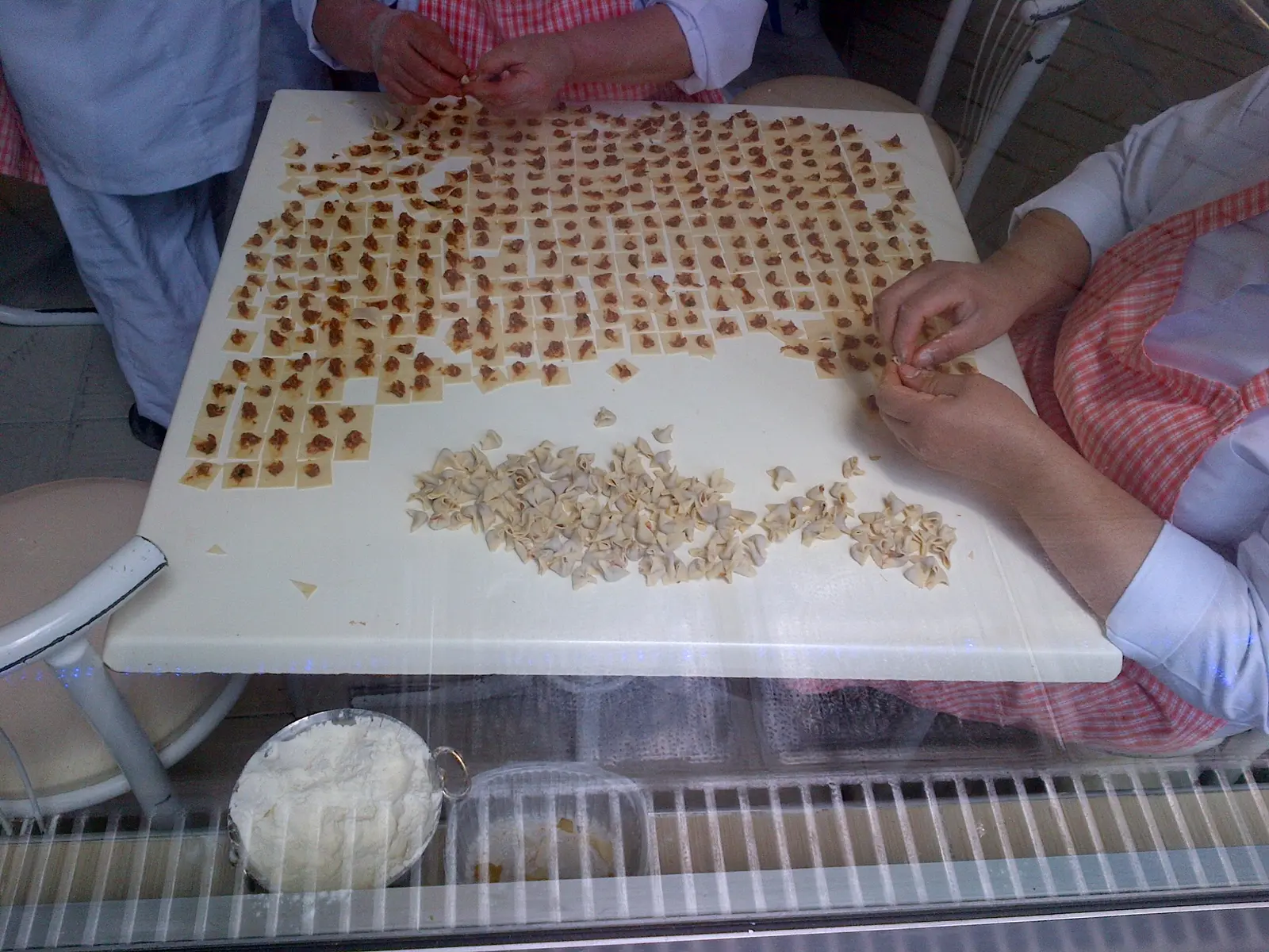 Photo d’illustration : production artisanale de mantı à Ankara.
